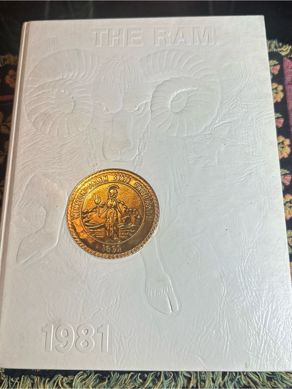 Winston-Salem State University Rams 1981 Vintage HBCU Yearbook North Carolina